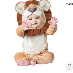 Cute Lion Cub Baby Costume - Tan and Cream